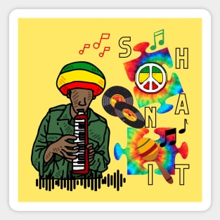 Colorful Shanti Music Magnet